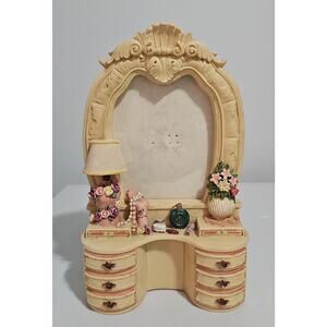Vanity Photo Frame Shabby Chic Romantic Coquette Decor Feminine Boudoir 3D Frame